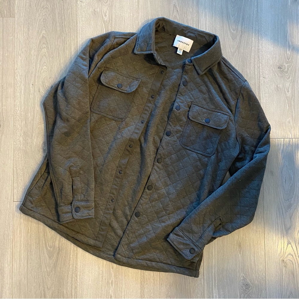 Men's Quilted Button Down